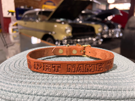 Leather Pet Collar